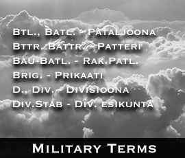 Korpisota - Terminologia