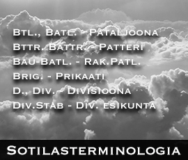 Korpisota - Terminologia