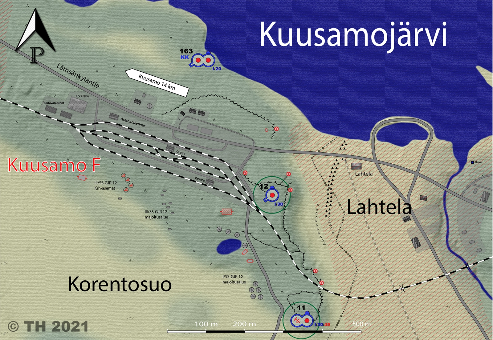 Kartta Kuusamo F