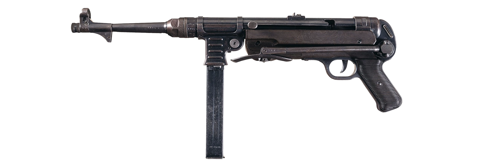 MP 40 taitettuna
